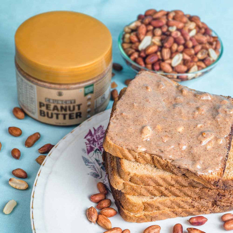 Vegan Crunchy Peanut Butter (250g), Unsweetened, Protein Packed