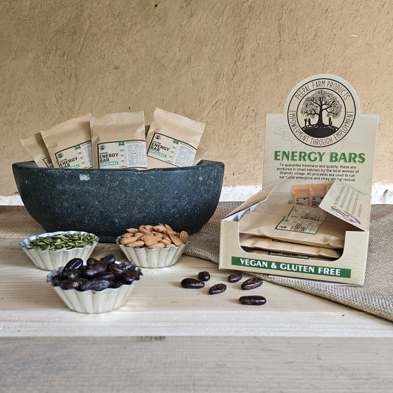 Vegan Original Energy / Granola Bar (50 g), Pack of 12, Sweetened Using Dates