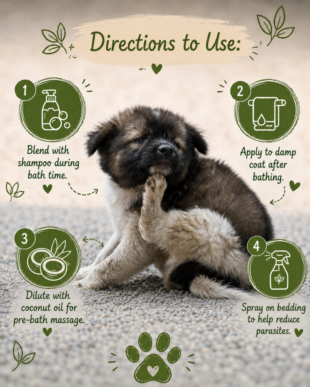 Neem Oil for Dogs | Natural Ticks and Fleas Repellent for Dogs