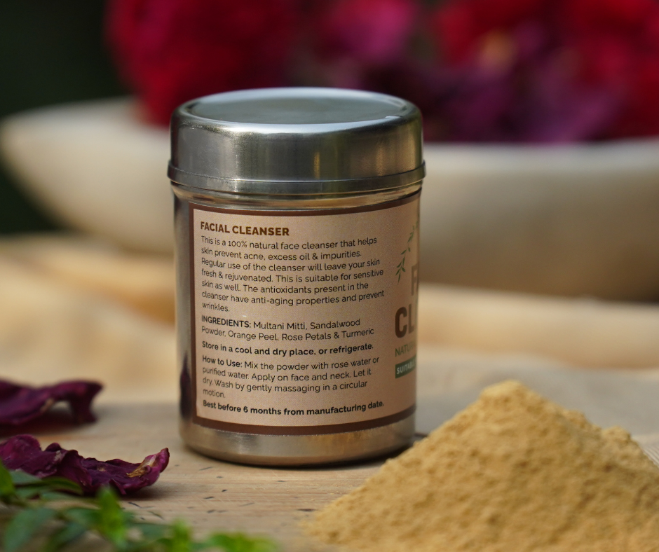 Handmade Facial Cleanser - 100% Natural & Cruelty-Free (40gm)