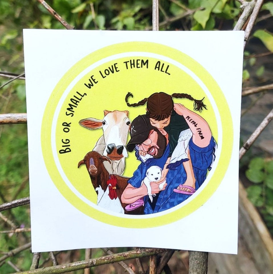 Peepal Farm Assortment Pack of 35 Stickers