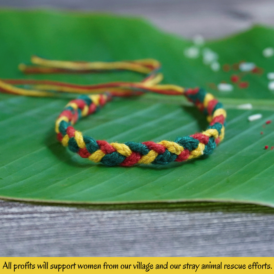 Vegan, Handmade and Zero-waste Rakhi Thread - Dor