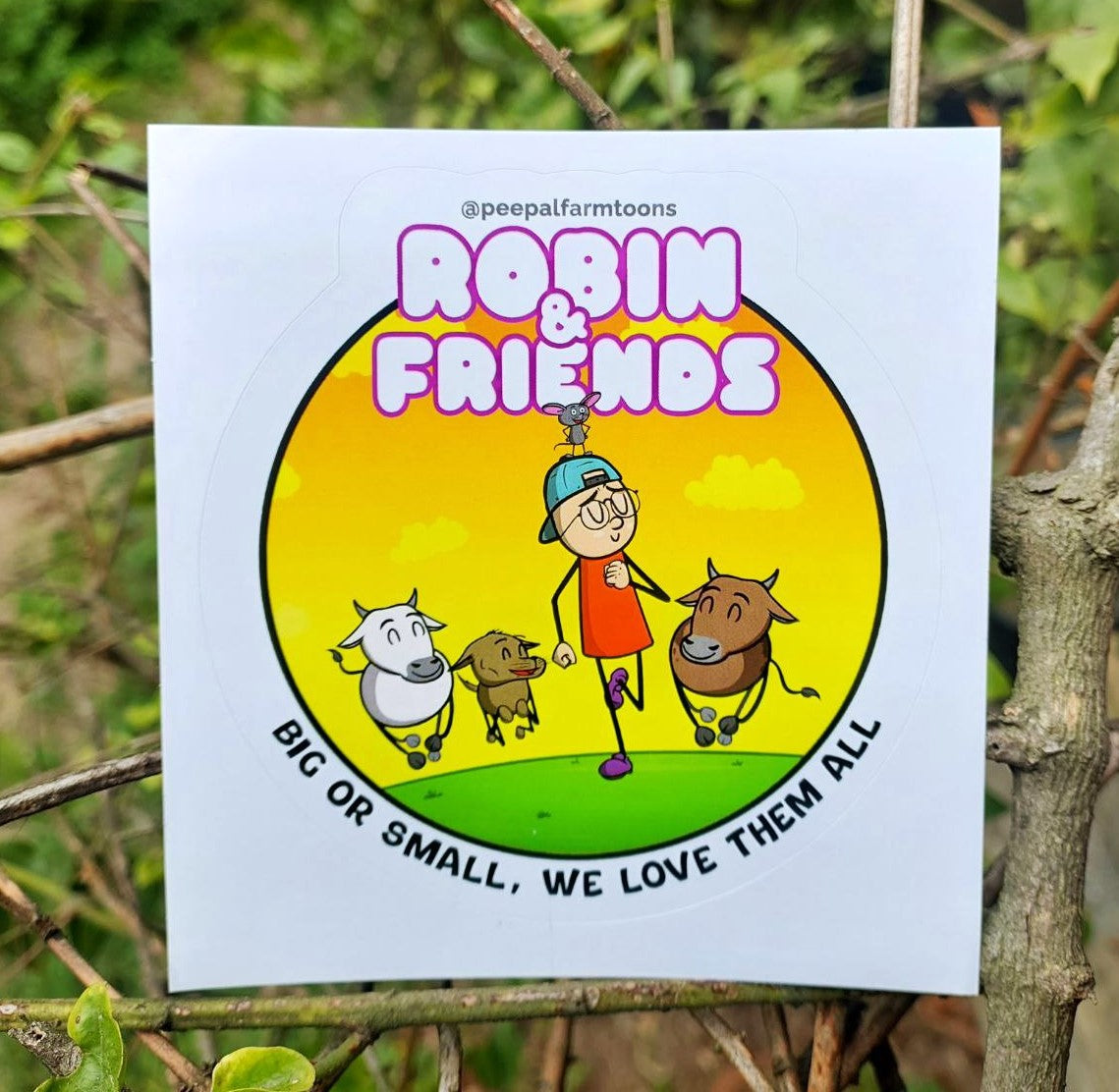 Big or Small We Love Them All, Set of 30 Stickers
