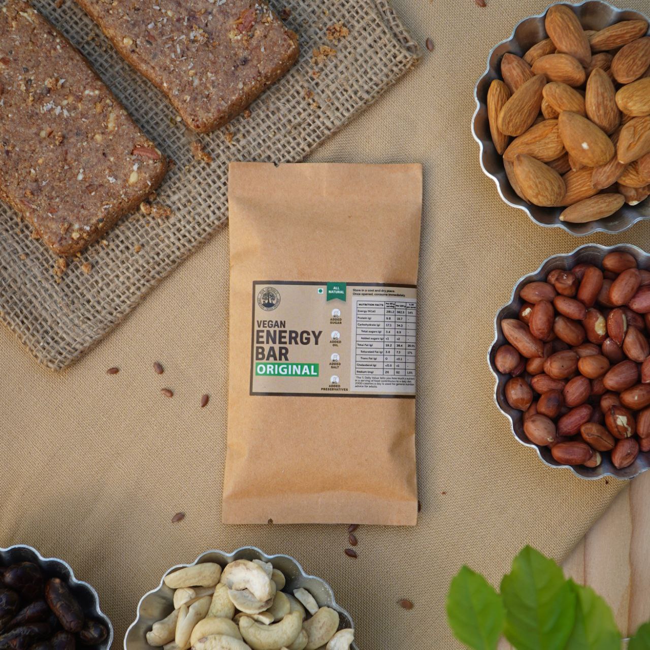 Vegan Original Energy / Granola Bar (50 g), Sweetened Using Dates