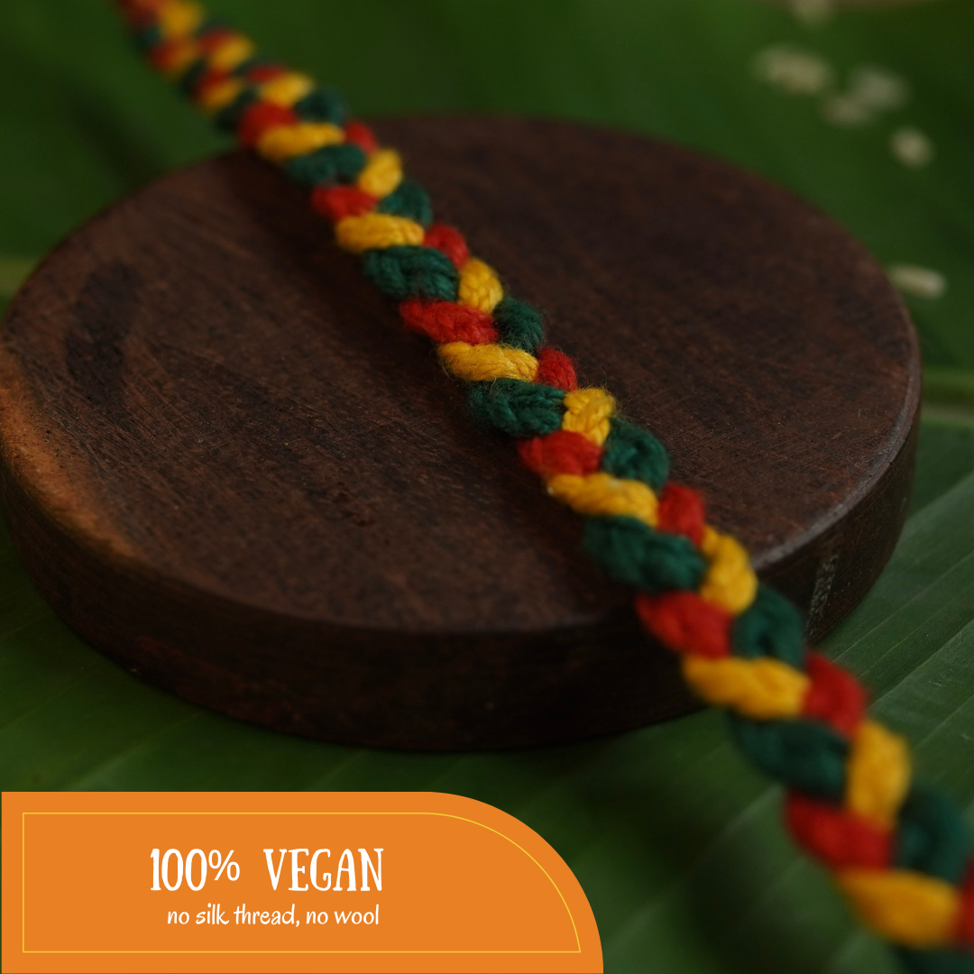 Vegan, Handmade and Zero-waste Rakhi Thread - Dor
