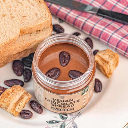 Vegan Chocolate Spread Sweetened Using Jaggery (150g), 100% Cacao Beans