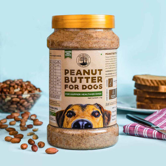 Peanut Butter For Dogs (1 kg), No Xylitol, No Sugar & Salt