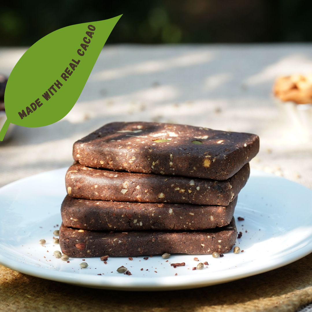 Vegan Chocolate Energy Bar With Hemp Seeds (50 g)