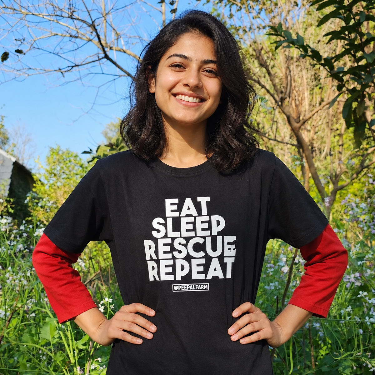 Eat Sleep Rescue Repeat T-shirt
