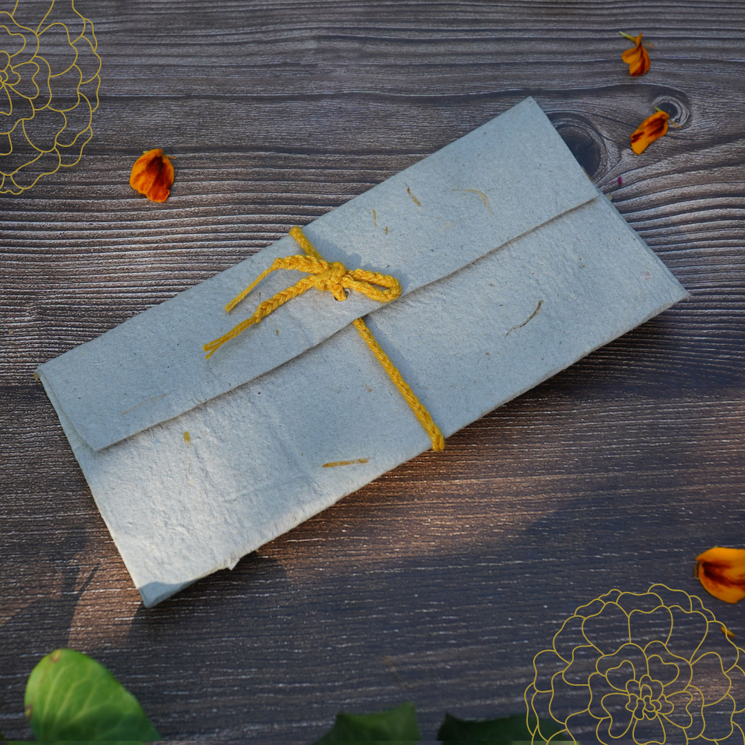 Envelopes From Recycled Handmade Paper (Pack of 5)