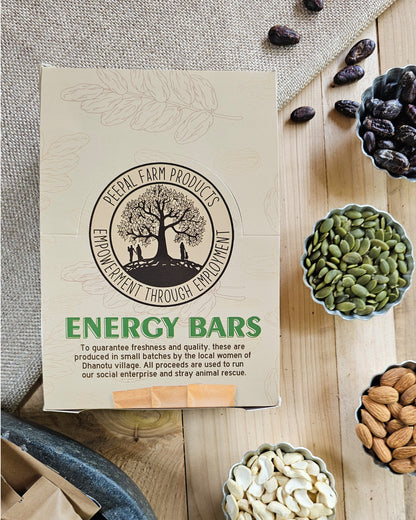 Vegan Coconut Energy / Granola Bar (50 g), Pack of 12, Sweetened Using Dates