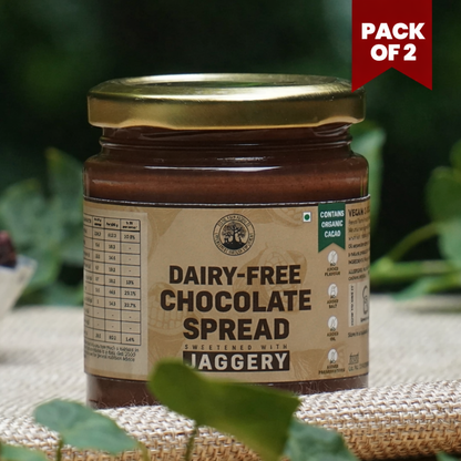 Chocolate Spread Sweetened Using Jaggery Pack of 2, Vegan