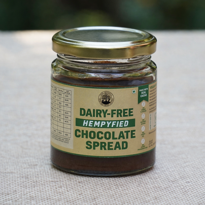 Hemp Chocolate Spread with Jaggery (150g), Cacao Beans and Hemp Hearts, Vegan