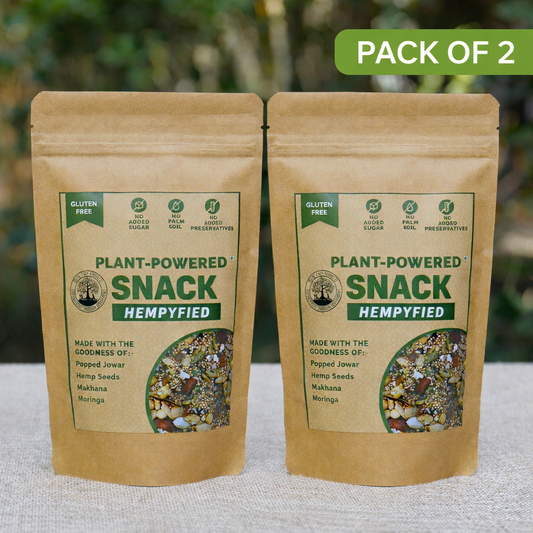 Plant-Powered Snack With Hemp Seeds Peri-Peri Seasoning (Pack of 2 × 150 g) Vegan