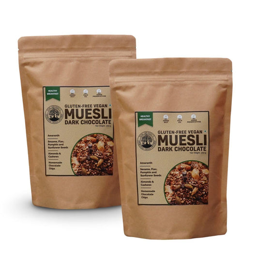 Gluten-Free Chocolate Vegan Muesli ( Pack Of 2 × 200 g)