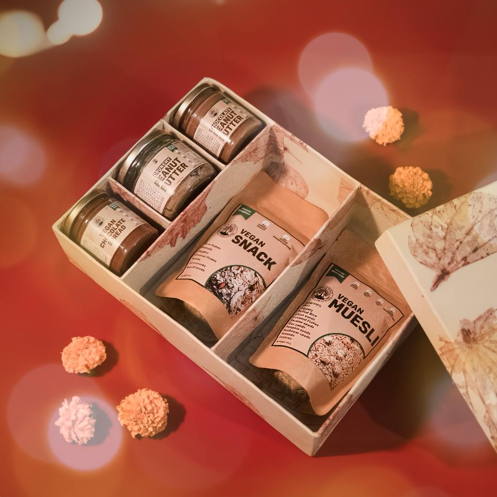 Real Happiness Gift Box (Diwali Special, Vegan, Eco-friendly)