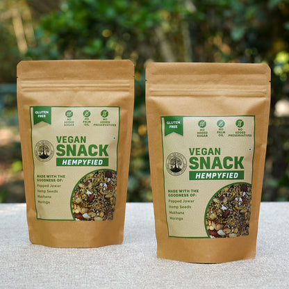 Vegan Snack With Hemp Seeds Peri-Peri Seasoning (Pack of 2 × 150 g)