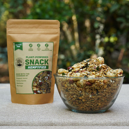 Plant-Powered Snack With Hemp Seeds Peri-Peri Seasoning (Pack of 2 × 150 g) Vegan