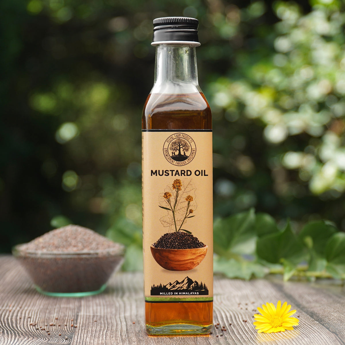 Mustard oil reference product photo; not your exact packaging