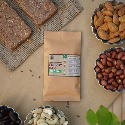 Plant- Powered Original Energy / Granola Bar (50 g), Sweetened Using Dates, Vegan