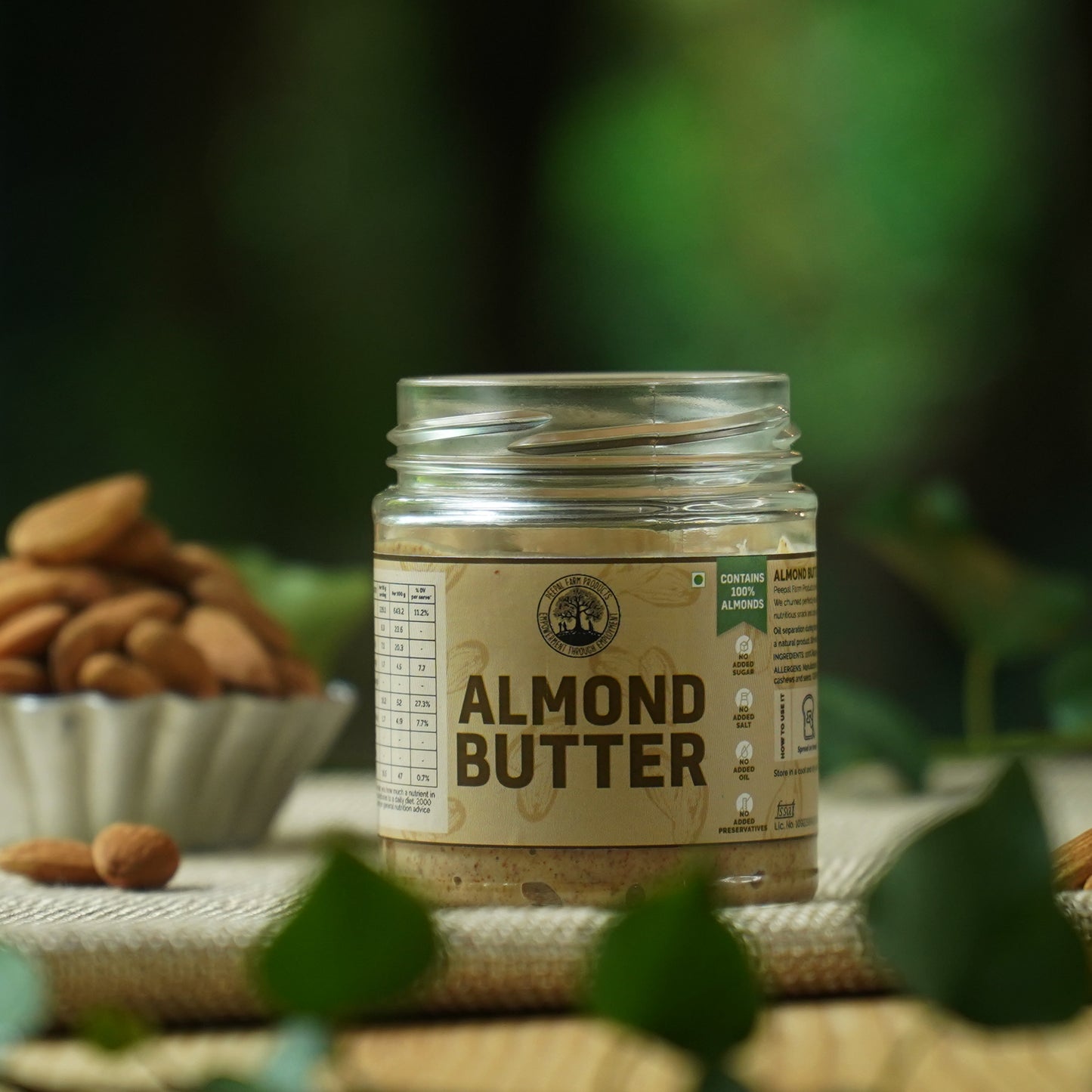 Vegan Almond Butter (150g), Unsweetened, 100% Roasted Almonds