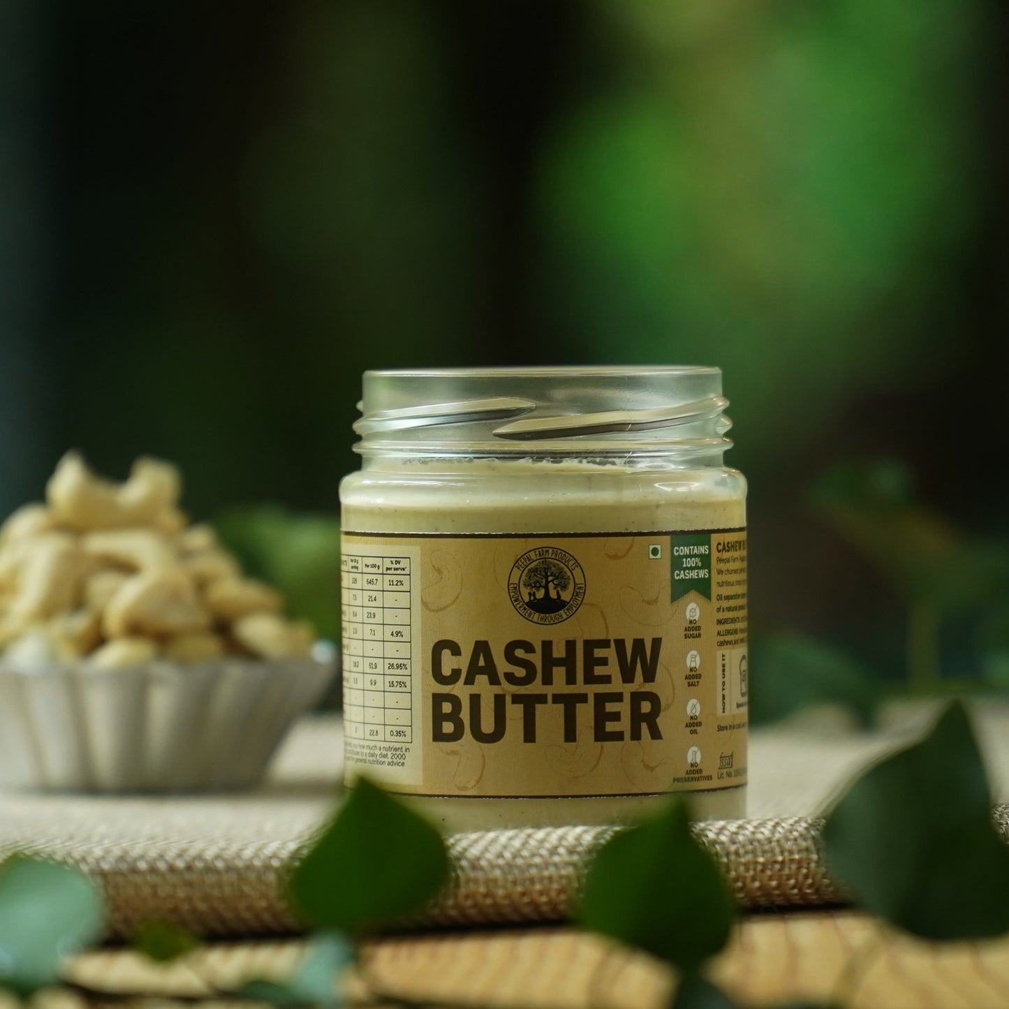 Vegan Cashew Butter (150g), Unsweetened, 100% Roasted Cashews