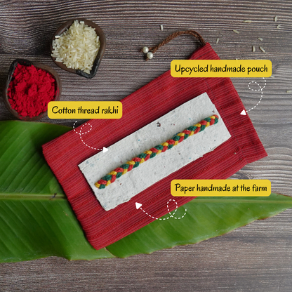 Vegan, Handmade and Zero-waste Rakhi Thread - Dor