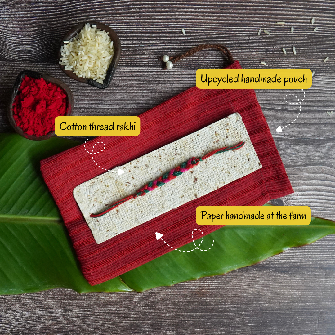 Vegan, Handmade and Zero-waste Rakhi Thread - Sneh