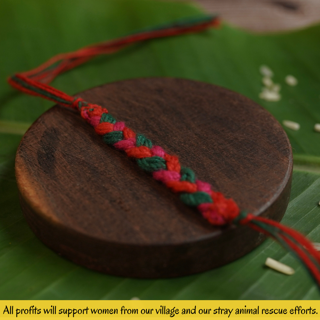 Vegan, Handmade and Zero-waste Rakhi Thread - Sneh