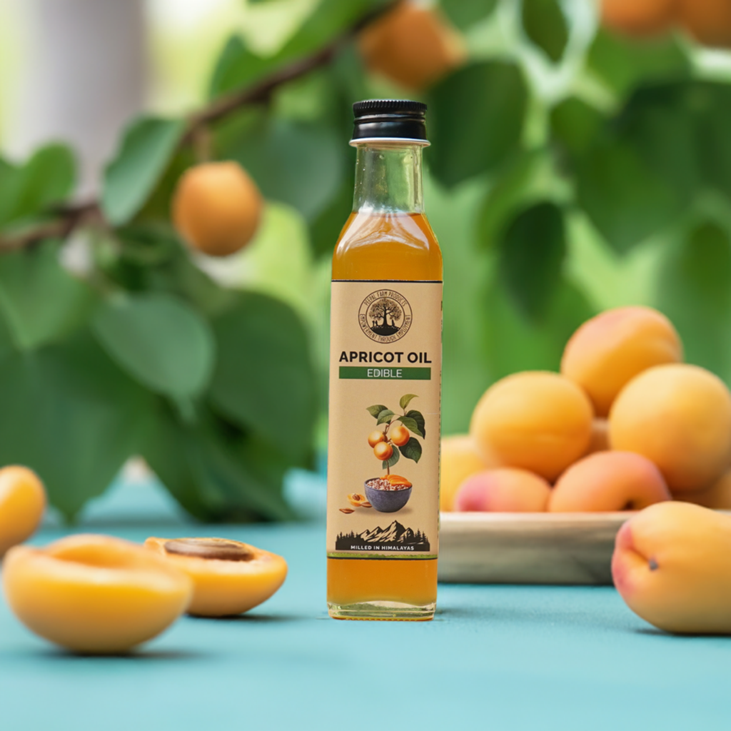 Apricot Oil (250 ml), Milled in the Himalayan Region