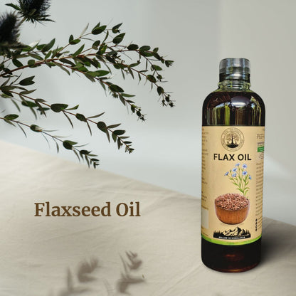 Flax Oil (500 ml), Milled in the Himalayan Region