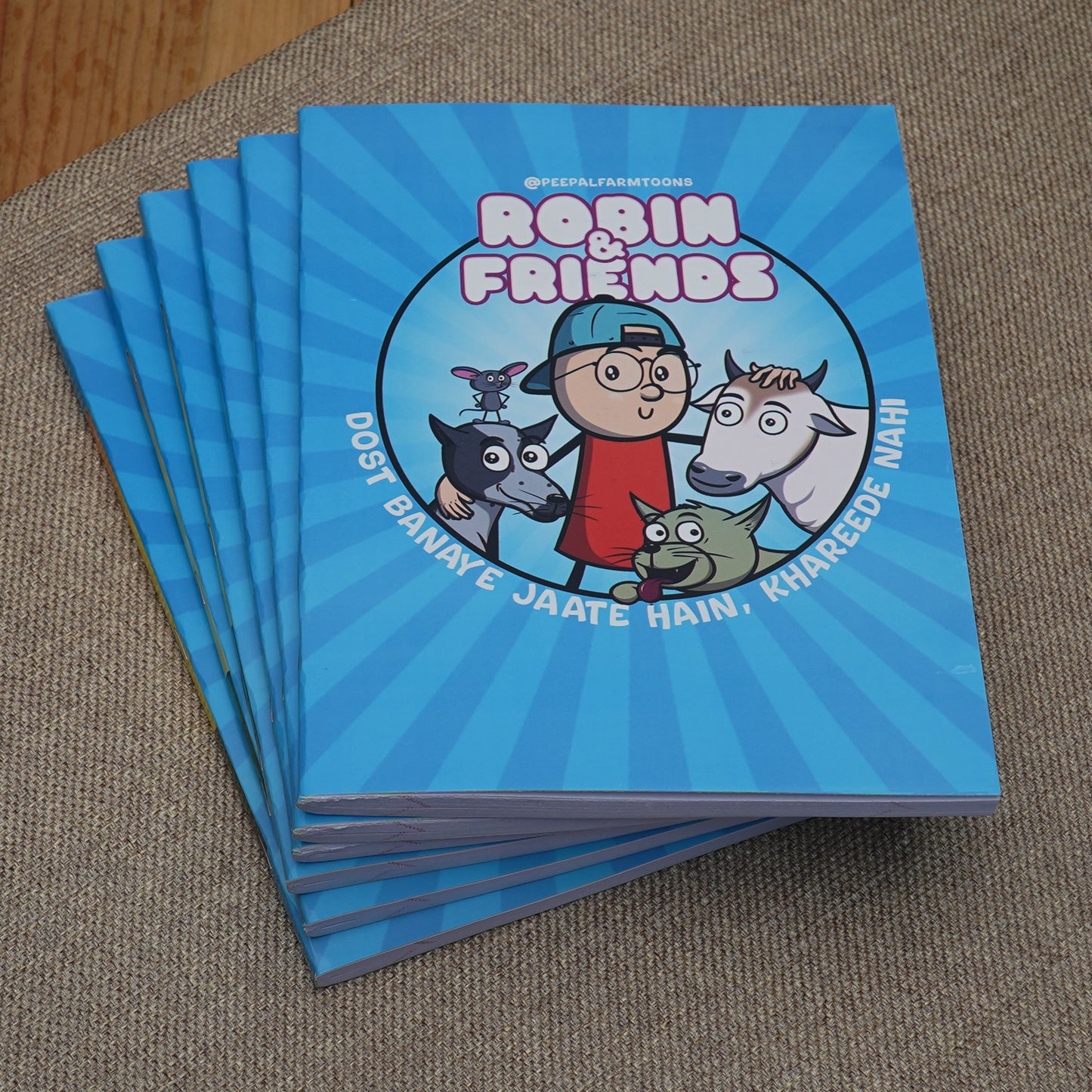 Robin & Friends Notebook Pack of 6 (184 Pgs)