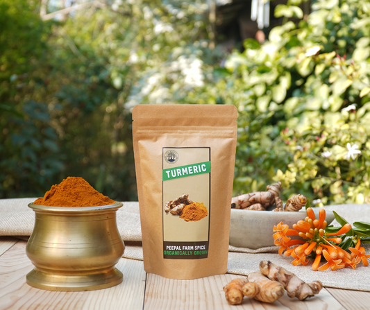 Organically Grown Turmeric (85 g), Farm Grown, High in Curcumin