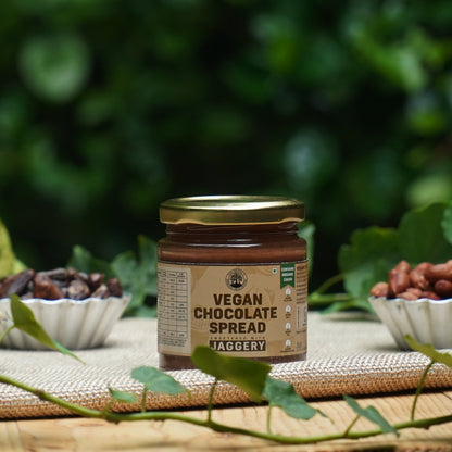 Vegan Chocolate Spread Sweetened Using Jaggery (150g), 100% Cacao Beans