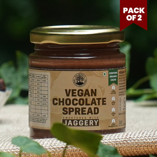 Vegan Chocolate Spread Sweetened Using Jaggery Pack of 2